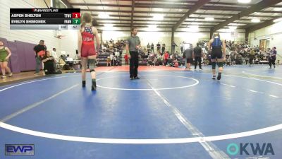 102-108 lbs Rr Rnd 3 - Maddy Mauzey, Newkirk Takedown Club vs Kaydeance Thompson, Sperry Wrestling Club
