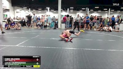 130 lbs Round 4 (6 Team) - Chris Kelesidis, Dirty Jersey vs Lucas Churpakovich, Mat Warriors Yellow