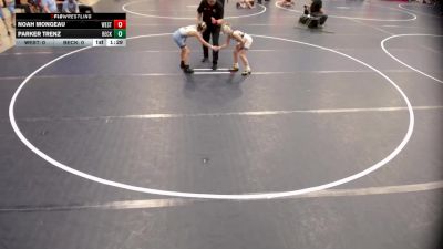 Elementary - 80 lbs Noah Mongeau, Westfield vs Parker Trenz, Becker