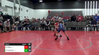 85 lbs Quarterfinals (8 Team) - Bo Gibbs, Team Ohio (OH) vs Ryker Duellman, LaCrosse Area Wrestlers(WI)