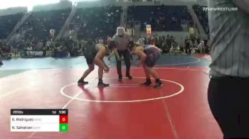 285 lbs Semifinal - Gabe Rodriguez, NorCal All-Stars vs Nicholas Sahakian, Sunkist Kids / Monster Garage