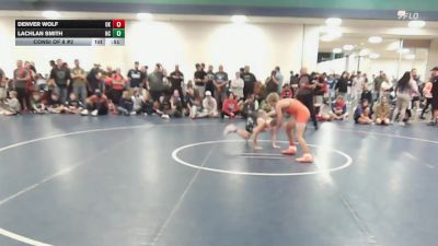 120 lbs Consi Of 8 #2 - Denver Wolf, OK vs Lachlan Smith, NC