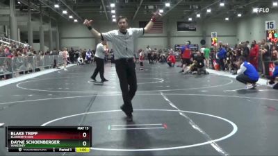 85 lbs Cons. Semi - Dayne Schoenberger, Wakeeney vs Blake Tripp, Ellsworth Kids