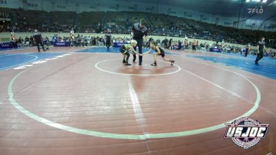 55 lbs Quarterfinal - Bailee Taylor, Tuttle Wrestling Club vs Troy Petry, Standfast