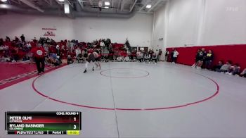 190 lbs Cons. Round 4 - Peter Olmi, Lutheran vs Ryland Basinger, Columbine