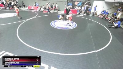 126 lbs Round 1 (16 Team) - Ricardo Ortiz, SDIKWA-FR vs James Fukuchi, OCWA-FR