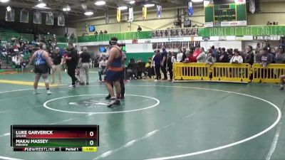 285 lbs Cons. Round 2 - Makai Massey, Midview vs Luke Garverick, Galion