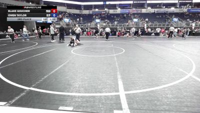 92 lbs 3rd Place - Blake Goucher, Prodigy Elite Wrestling vs Owen Taylor, Slyfox Wrestling Academy