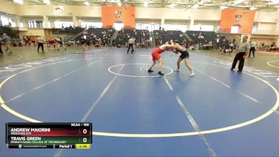 165 lbs Quarterfinal - Travis Green, Pennsylvania College Of Technology vs Andrew Maiorini, Wesleyan (CT)