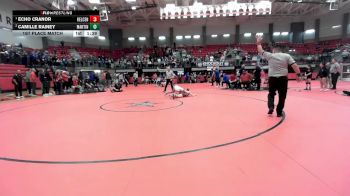 130 lbs 1st Place Match - Echo Cranor, Keller Central vs Camille Rainey, Arlington Martin