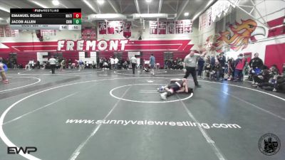 120 lbs Cons. Round 3 - Emanuel Rojas, Matilda Torres High School vs Jacob Allen, Christopher