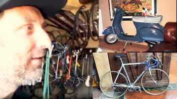 Eroica Bikes & Vintage Vespas - Sciandri's Garage Tour