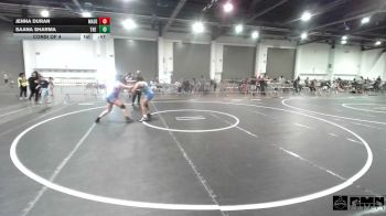 123 lbs Consi Of 4 - Jenna Duran, Madera Grapplers WC vs Saana Sharma, The Roc
