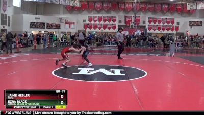 75 lbs Champ. Round 1 - Jaime Hebler, Pierz vs Ezra Black, Victory School Of Wrestling