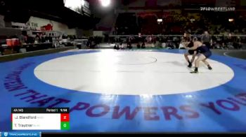 4A 145 lbs Semifinal - Jacob Blandford, Middleton vs Taye Trautner, Blackfoot