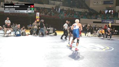 157 lbs Round Of 16 - Sebastian Bruno, James Island vs Amir Harris, Spartanburg