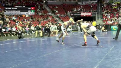 2A-157 lbs Cons. Round 3 - Caleb Seaba, Clarion-Goldfield-Dows vs Hayden Schafer, Eagle Grove