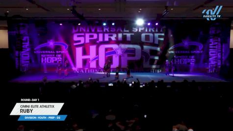 Omni Elite Athletix - Ruby [2024 L1.1 Youth - PREP - D2 Day 1] 2024 Spirit of Hope Grand Nationals