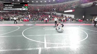 54 lbs Cons. Round 4 - Kobe Baltus, Wisconsin Rapids vs Dax Jessie, Holmen Viking Wrestling Club