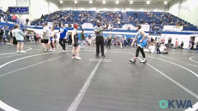 110 lbs Quarterfinal - Gage Vincent, Lions Wrestling Academy vs Grayson Moss, Blanchard Youth Wrestling