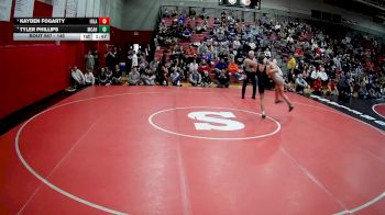 145 lbs Semifinal - Kayden Fogarty, Indian Land vs Tyler Phillips, Marion Center Area Hs