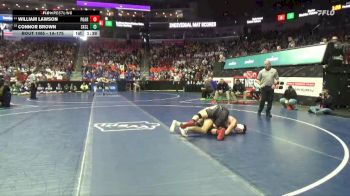 1A-175 lbs Champ. Round 1 - Connor Brown, Sioux Central vs William Lawson, Pocahontas Area