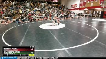 91 lbs Quarterfinal - Beckett Vosika, Riverton Middle School vs Chauncey Dalton, Cody Middle School