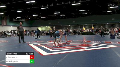 144 lbs Quarterfinal - Joseph Toscano, CA vs Noah Nininger, VA