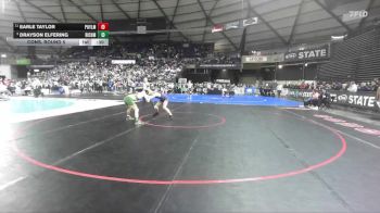 Boys 4A 126 lbs Cons. Round 5 - Drayson Elfering, Richland vs Earle Taylor, Puyallup
