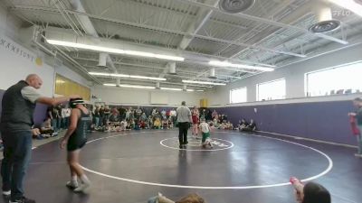 105 lbs Round 1 - Bryer Giesman, Lander Middle School vs Gage Jordan, Riverton Middle School
