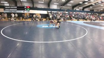 133 lbs Cons. Semi - Cole Anderson, King`s College vs Esuar Ordonez, Springfield College