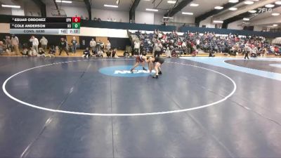 133 lbs Cons. Semi - Cole Anderson, King`s College vs Esuar Ordonez, Springfield College