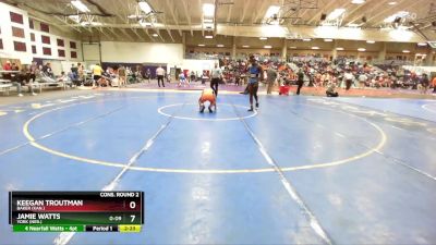 165 lbs Cons. Round 2 - Jamie Watts, York (Neb.) vs Keegan Troutman, Baker (Kan.)