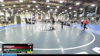 96 lbs Rd# 10- 4:00pm Saturday Final Pool - Brycen Dawley, POWA vs Jacob Benyo, Mat Assassins