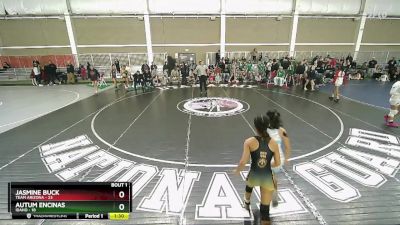 90 lbs Round 1 (4 Team) - Autum Encinas, Idaho vs Jasmine Buck, Team Arizona