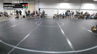 126 lbs Quarterfinal - John Aniello, Unattached vs Mason Milligan, First State Military Academy