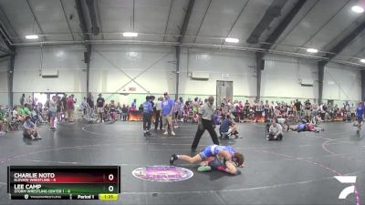 120 lbs Round 3 (4 Team) - Lee Camp, Storm Wrestling Center 1 vs Charlie Noto, Elevate Wrestling