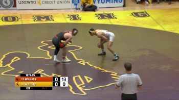157 lbs Hunter Willitts, Oregon State vs Jacob Wright, Wyoming