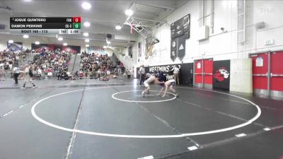 113 lbs Champ. Round 2 - Josue Quintero, Fontana vs Damon Perkins, Calvary Chapel/SA