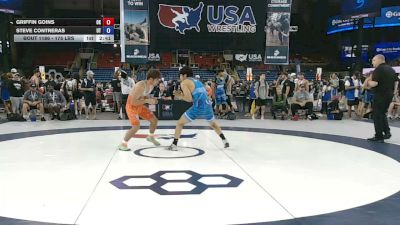 175 lbs Cons. Rd Of 64 - Griffin Goins, Oklahoma vs Steve Contreras, Utah