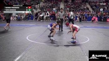 68 lbs Semifinal - Bowen Freisberg, Caney Valley vs Tate Johnson, Greater Heights