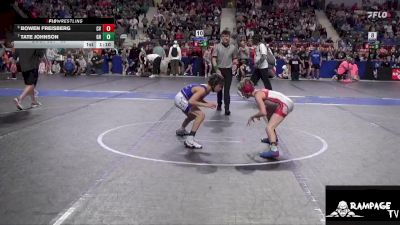 68 lbs Semifinal - Bowen Freisberg, Caney Valley vs Tate Johnson, Greater Heights