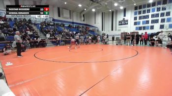 120 lbs 1st Place Match - Rostam Hosseini, Scripps Ranch vs Joshua Kiriakos, Yucaipa