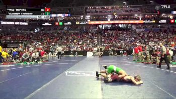 1A-144 lbs Cons. Round 4 - Westyn Price, North Linn vs Matthew Crimmins, St. Edmond