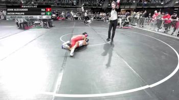120 lbs Consolation - John Alexander, Paulsboro Junior Wrestling vs Jacob Philips, Central Youth Wrestling