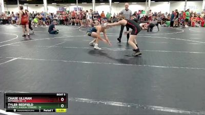 132 lbs Round 2 (6 Team) - Tyler Redfield, EsteBoyz Shadow Strikers vs Chase Ullman, Outsiders WC