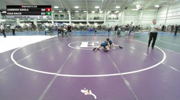 88 lbs Round Of 32 - Cameron Juhola, Prophecy RTC vs Cole Salce, Newtown