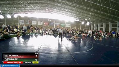 67 lbs Cons. Round 3 - Tyson Houde, Idaho vs Keller Green, Upper Valley Aces Wresstling