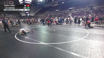 132 lbs Quarters - Robert Tenney, Billings Wrestling Club vs Jax Cordova, Steel City Reloaded Wrestling Club