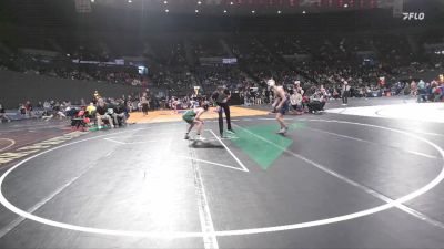 4A Boys 106 lbs Cons. Round 1 - Tristan Millard, Henley Boys vs Ben Dahlen, Pendleton Boys